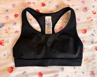 Sujetador deportivo Decathlon Negro
