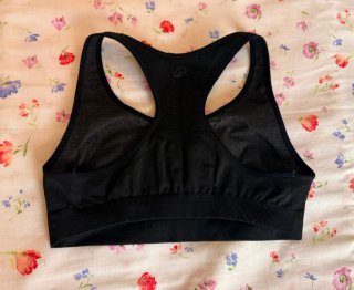 Sujetador deportivo Decathlon Negro