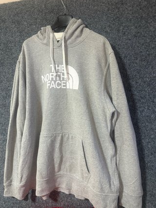 Felpa The North Face Grigia con Cappuccio