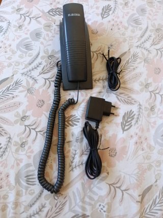 Teléfono Haeger Negro