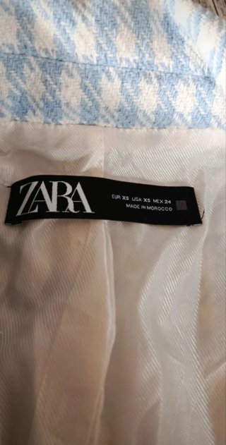 Blazer cruzado Zara pata de gallo