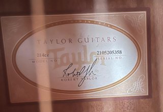 Guitarra acustica Taylor 214ce - 2015 - Como nueva