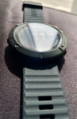 Garmin Fenix 6X Sapphire. Carbon Gray with DLC