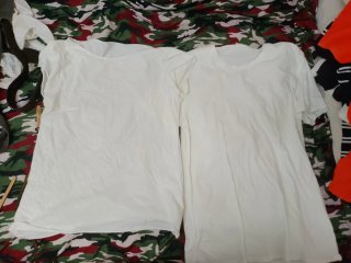 2 Camisetas Blancas Talla M