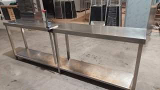 Mesa Acero Inoxidable Hostelería 250x40