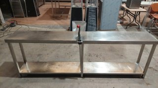 Mesa Acero Inoxidable Hostelería 250x40