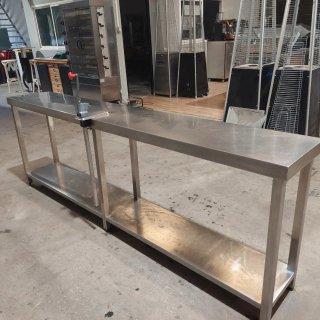 Mesa Acero Inoxidable Hostelería 250x40