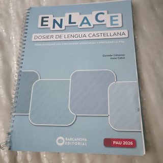 Enlace. Dosier de Lengua castellana. Bachillera...
