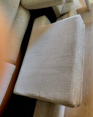 Sofá Cama + Sillón Reclinable Beige