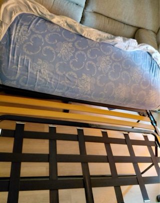 Sofá Cama + Sillón Reclinable Beige