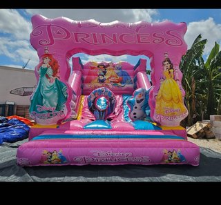 Castillo Hinchable Princesas Disney 6x4x3.5