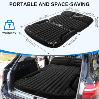 Colchón Hinchable Coche SUV KMZ Bomba 12V