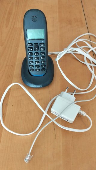 Teléfono Fijo Motorola Negro