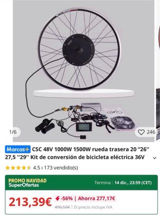 Kit Motor Bici 1000W 27.5 Oferta