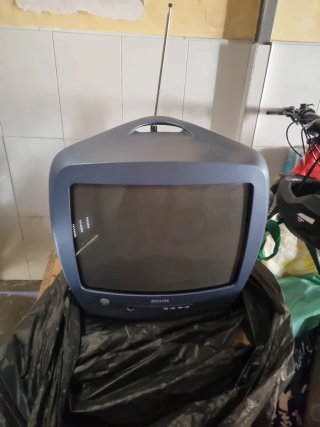Televisor Philips Vintage Azul/Gris