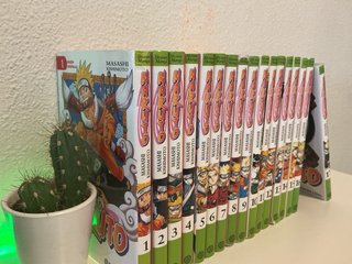 Mangas naruto del 1 al 17