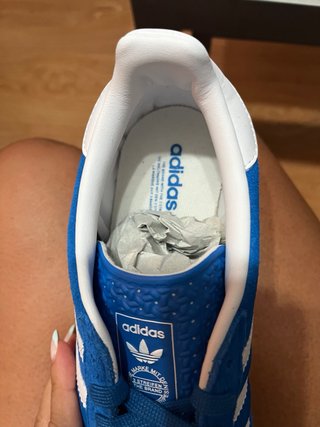 Zapatillas Adidas Gazelle Indoor Azul Talla 37
