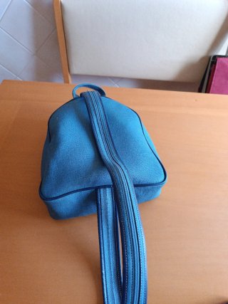 Mochila azul vaquero
