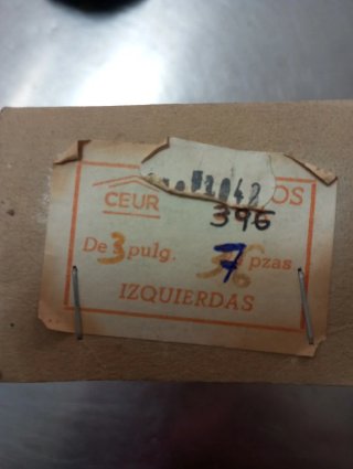 7 Pernios CEUR 396/3 Izquierdos Solapados