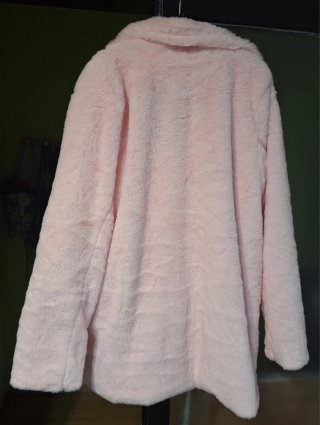 Chaqueta rosa pelo talla XL
