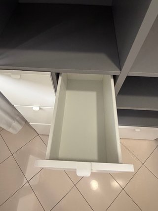 Armadio Visthus Ikea Grigio Bianco