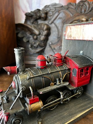 Sujetalibros Tren Tren Locomotora Vintage