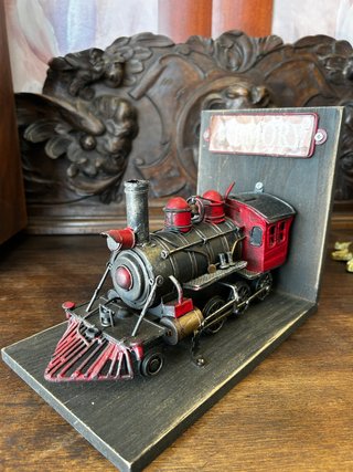 Sujetalibros Tren Tren Locomotora Vintage