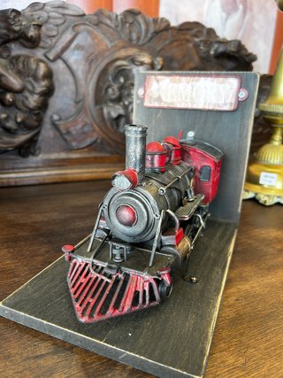 Sujetalibros Tren Tren Locomotora Vintage