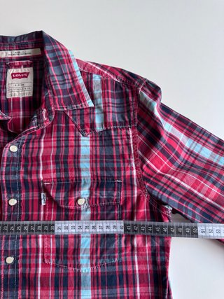 Camisa Levi's cuadros algodón Talla S