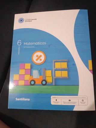 Libro Matemáticas 6 primaria (3 trimestre)