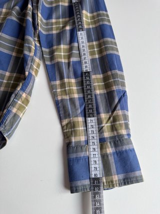 Camisa de cuadros de algodón Gant talla L Oversize