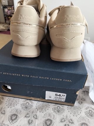 Zapatillas U.S. Polo Assn. Beige/Dorado Talla 36