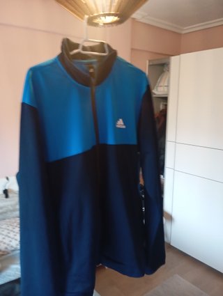 Sudadera Adidas Azul y Negra