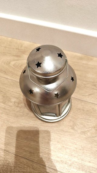 Portavelas Lámpara Ikea Plata