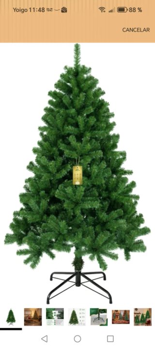 Árbol de Navidad Verde Nuevo 150cm