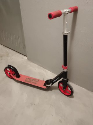 Patinete Velo-Rapid Rojo/Negro