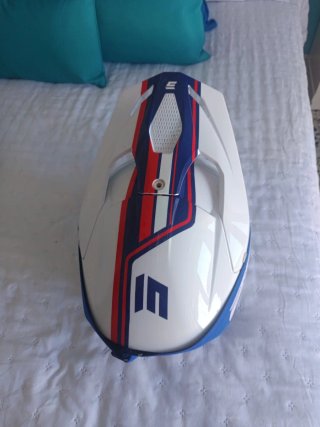Casco KTM Enduro/Motocross Azul/Rojo/Blanco