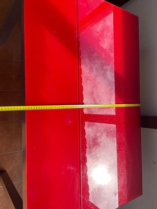 Mesa de cocina extensible cristal y metal