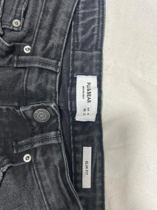 Pull&Bear Pantalones Vaqueros Negros