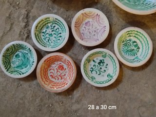 Lebrillos Granainos Estilo Fajalauza