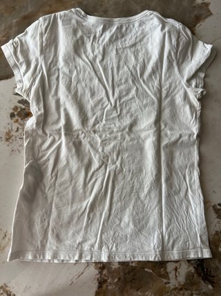 Camiseta Levi’s original blanca logo rojo talla L