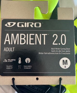 Guantes Giro Ambient 2.0 Talla M Neón