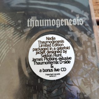 Nadja Thaumogenesis 2 Vinili + CD