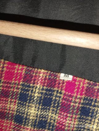 Cortavientos hombre talla M negro/rojo