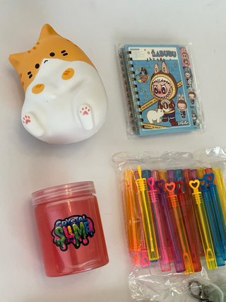 Lote Kawaii: Labubu, Slime, Burbujas y Unicornio