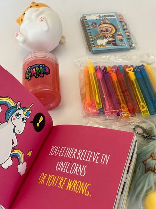 Lote Kawaii: Labubu, Slime, Burbujas y Unicornio