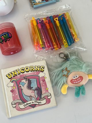 Lote Kawaii: Labubu, Slime, Burbujas y Unicornio
