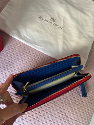 Bolso y monedero Gloria Ortiz rojo