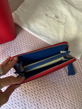 Bolso y monedero Gloria Ortiz rojo