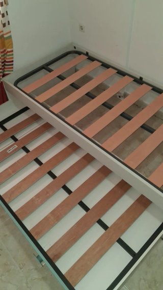 Cama nido 180x90 con somier de lamas